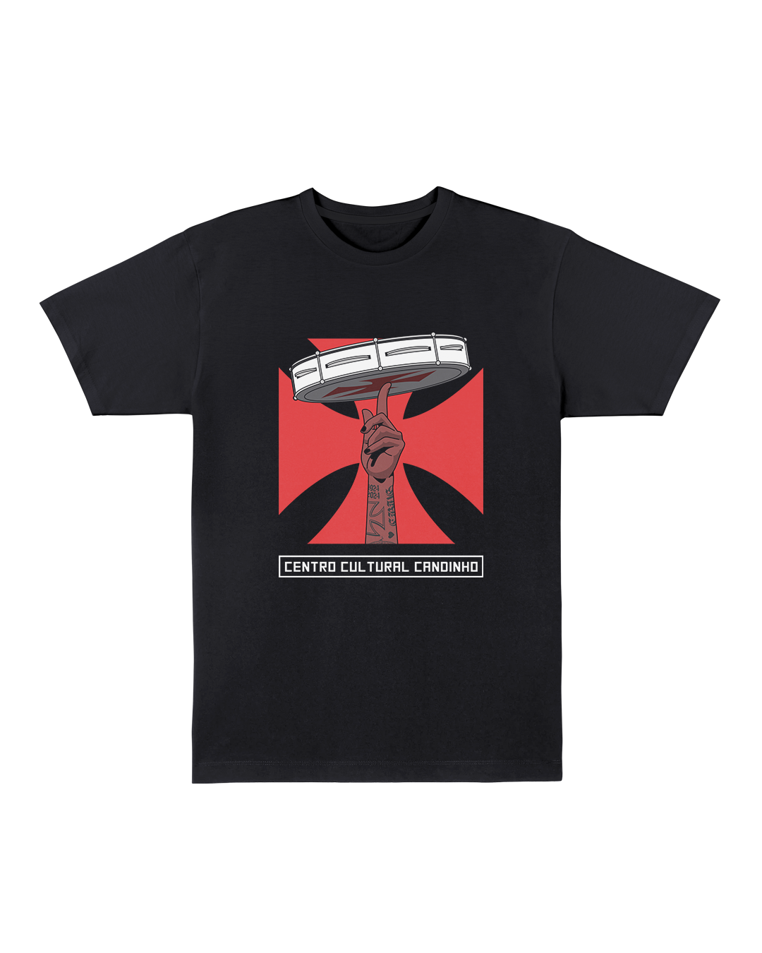 CAMISETA PANDEIRO DO VASCĂO PRETA