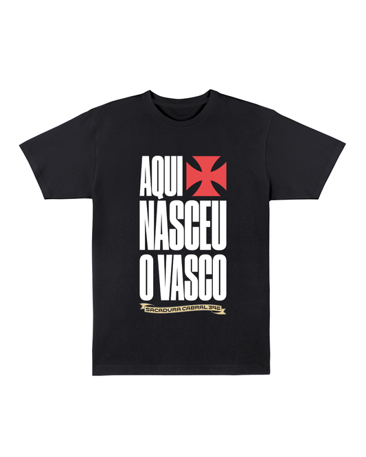 CAMISETA AQUI NASCEU PRETA