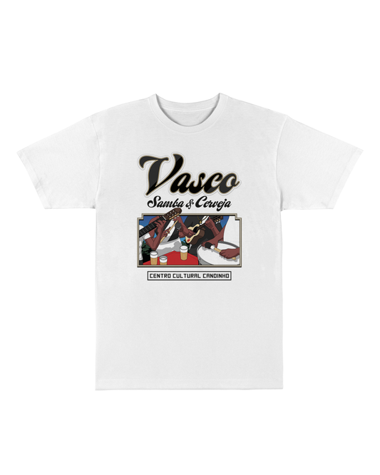 CAMISETA SAMBA DO VASCO BRANCA