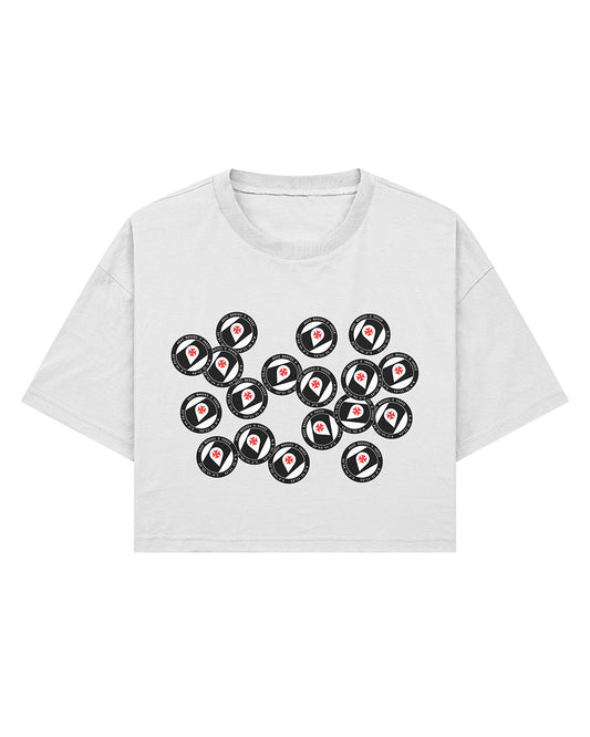 CROPPED STICKERS BRANCA